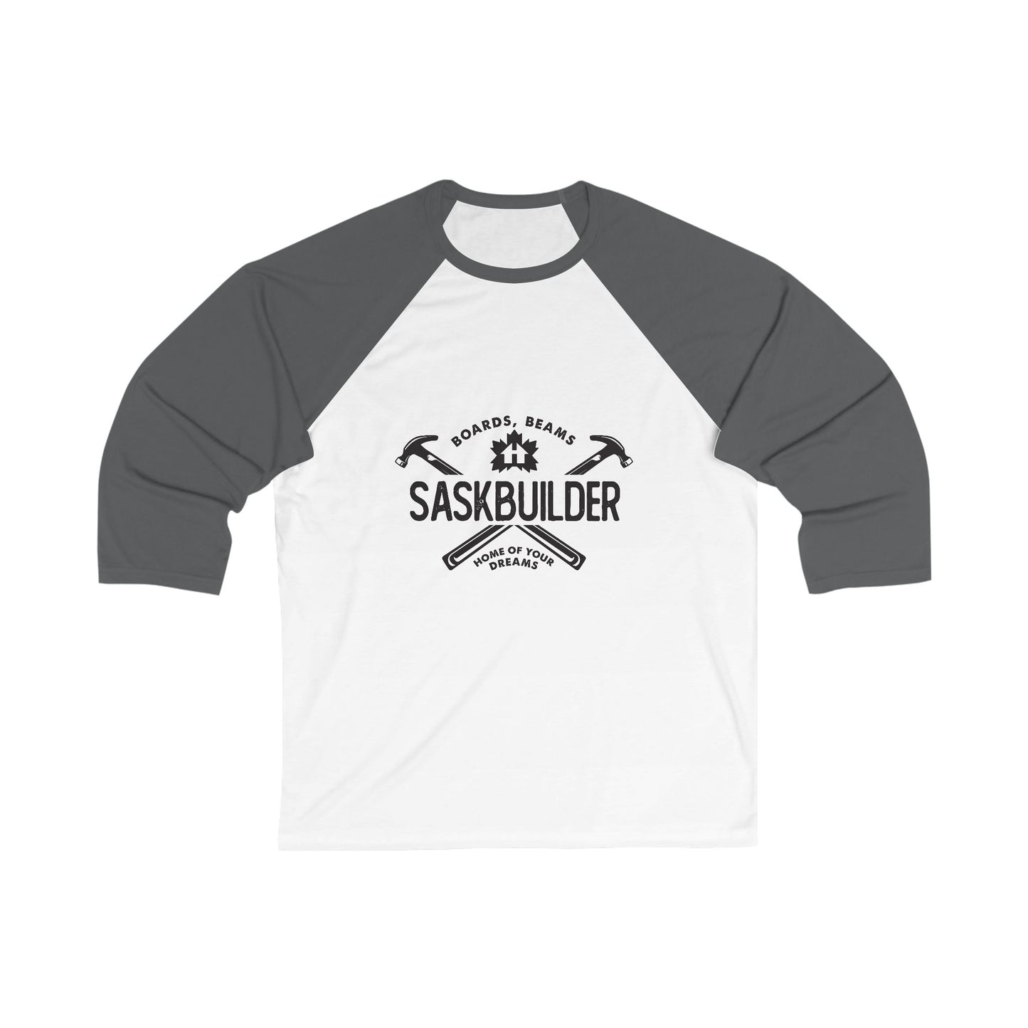 SASKBUILDER 3\4 Sleeve Baseball Tee