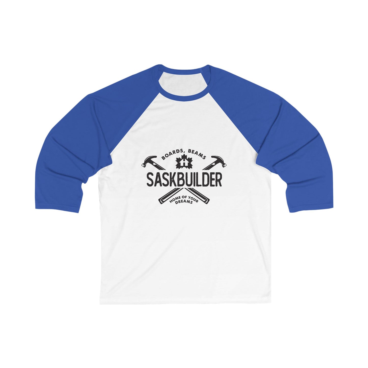 SASKBUILDER 3\4 Sleeve Baseball Tee